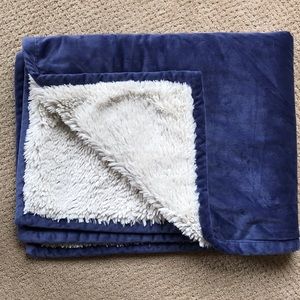 Pottery Barn Kids Navy Blanket